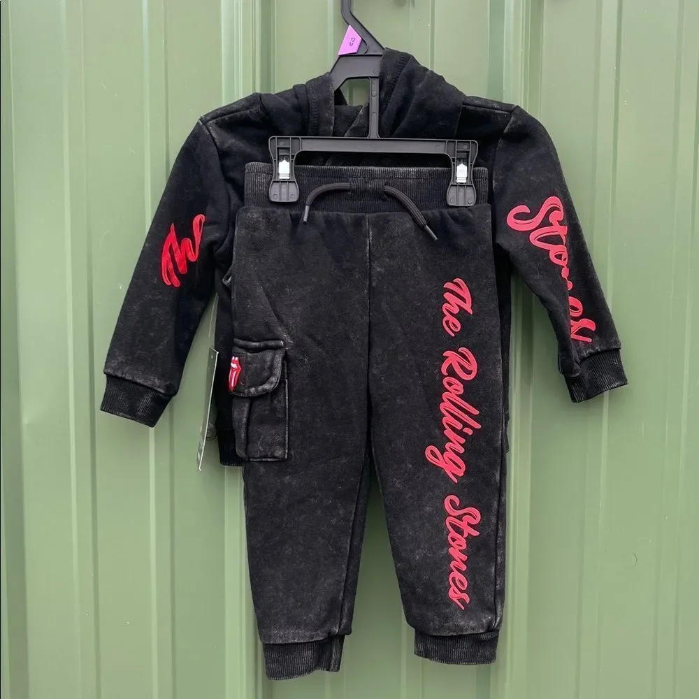 Baby Boys Graphic Hoodie & Jogger Pants 4, 2-Piece Sets Size 12M